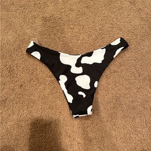 Bikini bottom cow print